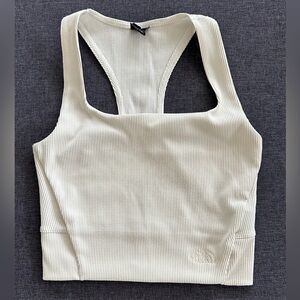 The North Face Off-White Ribbed Tank Top